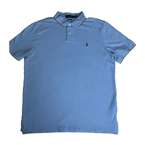 Polo Ralph Lauren Other - Polo Ralph Lauren Classic Fit Polo Shirt Mens Size Medium Light Blue